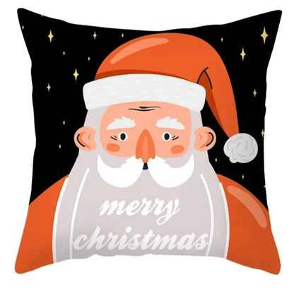 Cartoon Christmas Pillow Cover