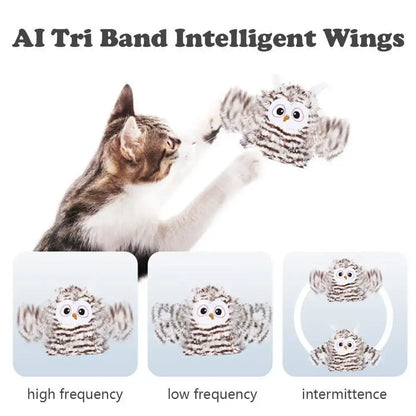 Cat's Intelligent Owl Toy - MeeowShop