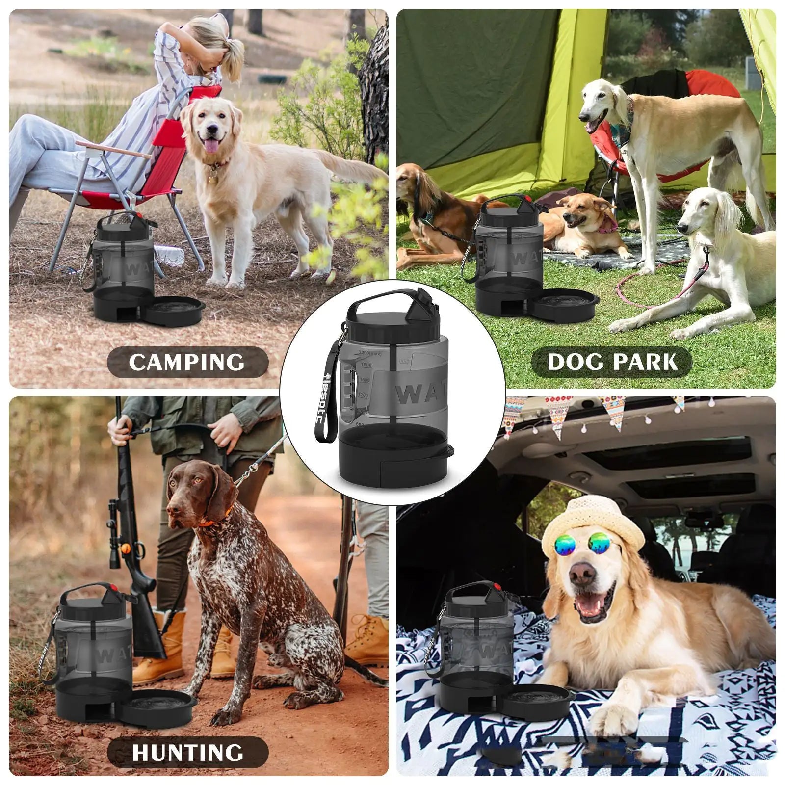 Dog's Large Capacity Travel Water Bottle - MeeowShop