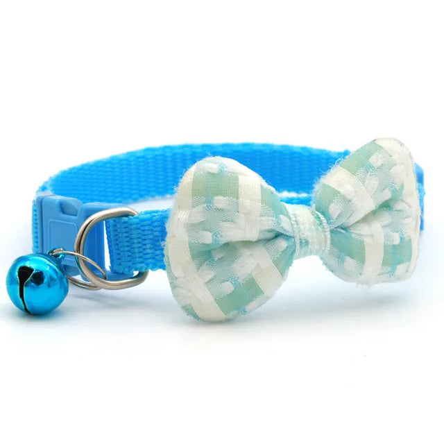 Pet's Plaid Print Bow Tie Collars - MeeowShop