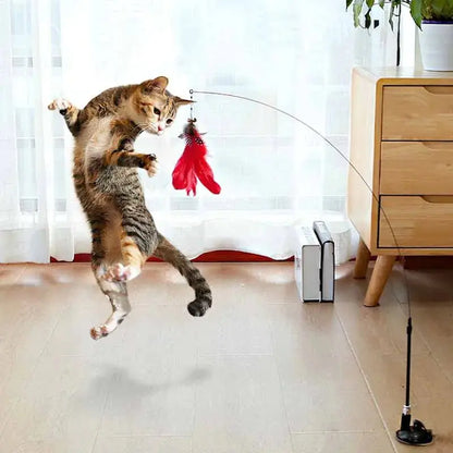 Cat's Suction Cup Wand Toy - MeeowShop