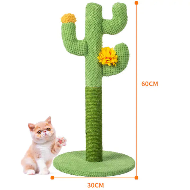 Cat Scratching Post Cacti or Palm Tree