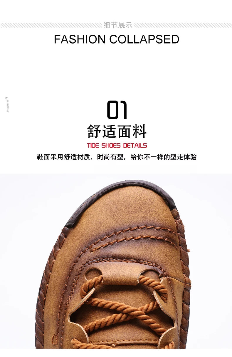 High Quality Moccasins Men Casual Shoes Comfortable Leather Shoes For Men Sapato Masculino