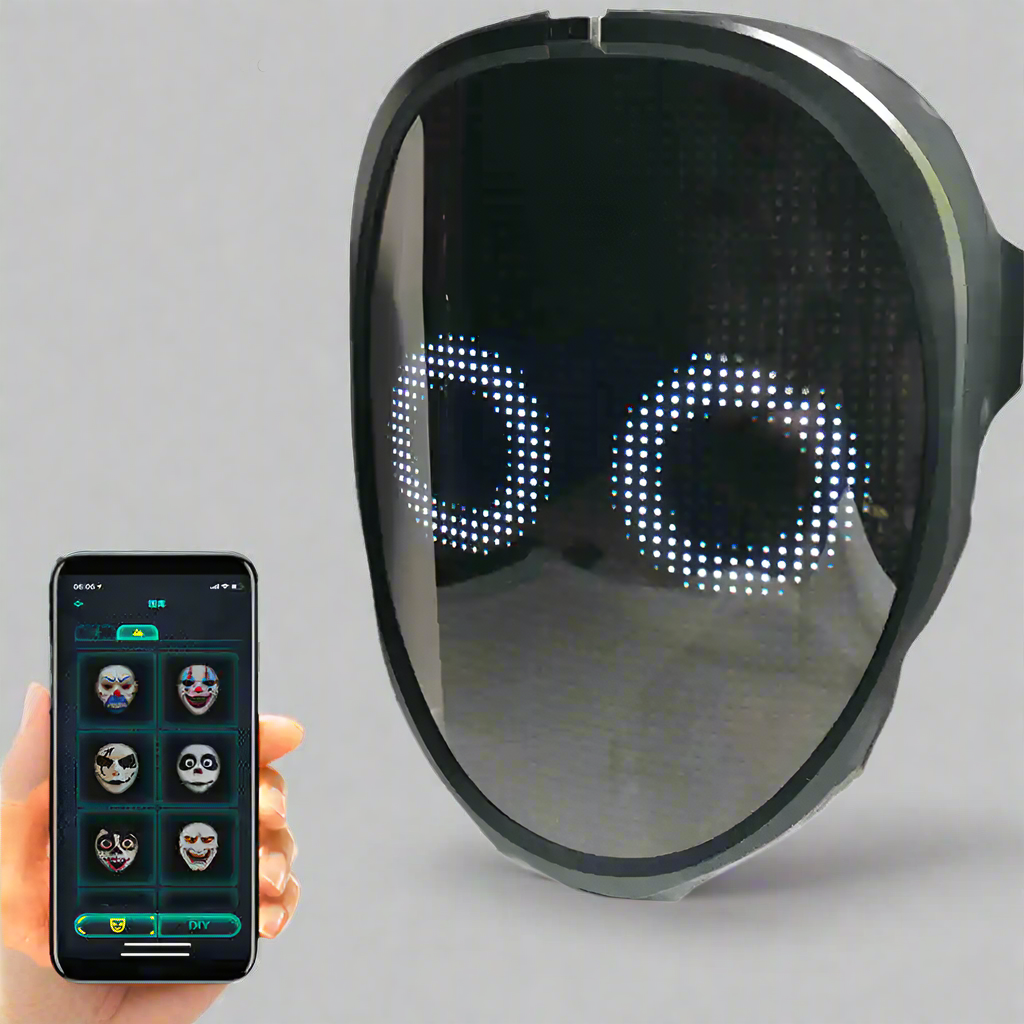 Bluetooth Light Up LED Mask