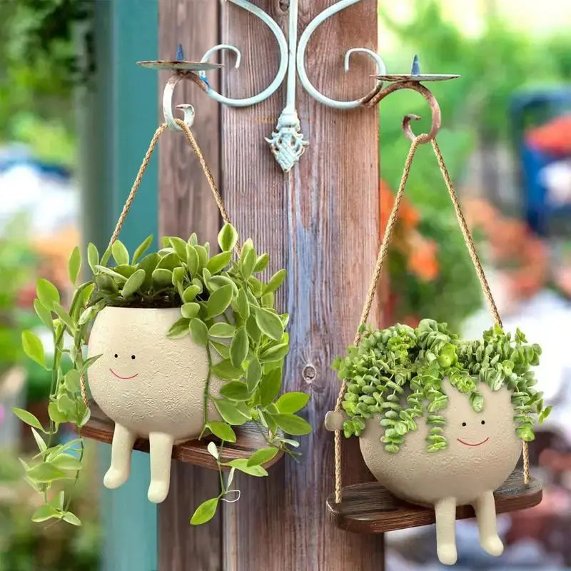 Swing Face Planter Pot