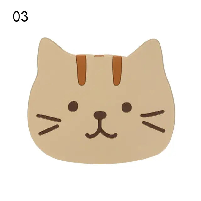 Non-slip Cat Shaped Silicone Cup Mat Holder