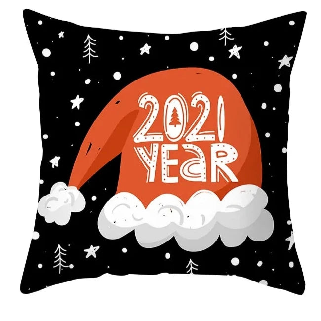 Cartoon Christmas Pillow Cover