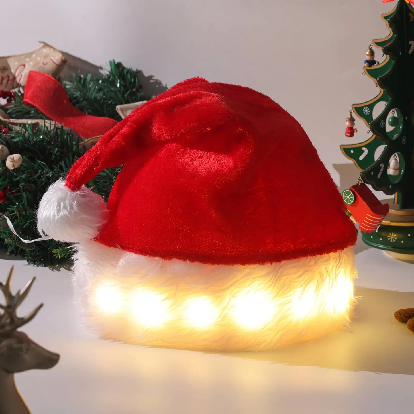 Luminous LED Santa Hat