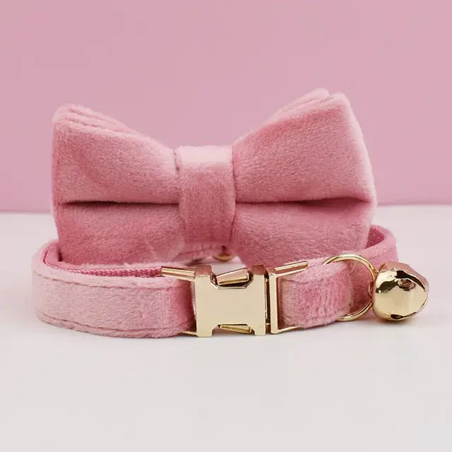 Cat's Luxury Velvet Bowtie Collars - MeeowShop