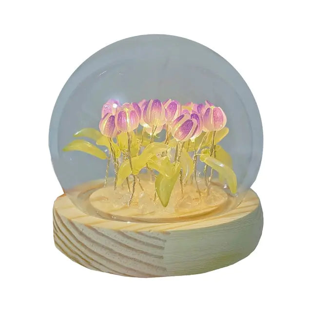 Lily of The Valley Flowers LED Night Light