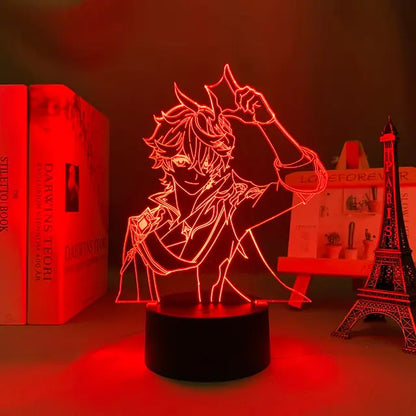 Genshin Impact Night Light's 3D Illusion