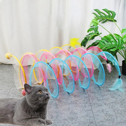 Cat's Foldable Spiral Tunnel - MeeowShop