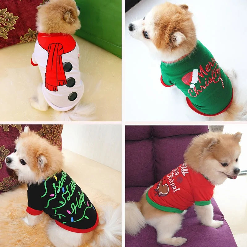 Pet's Cotton Christmas Outfits - MeeowShop