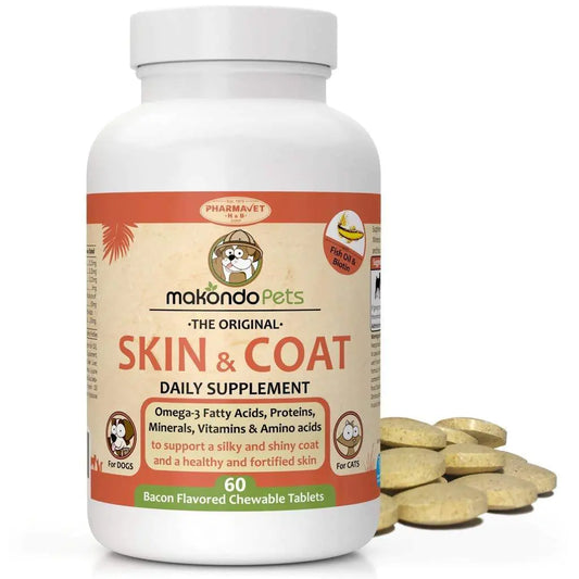 Cat's & Dog's Skin and Coat Supplement with Fish Oil and Omega 3