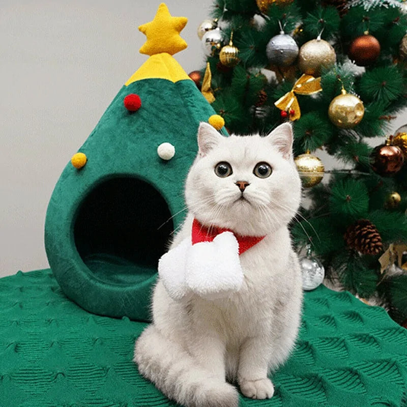 Cat's Christmas Tree House - MeeowShop