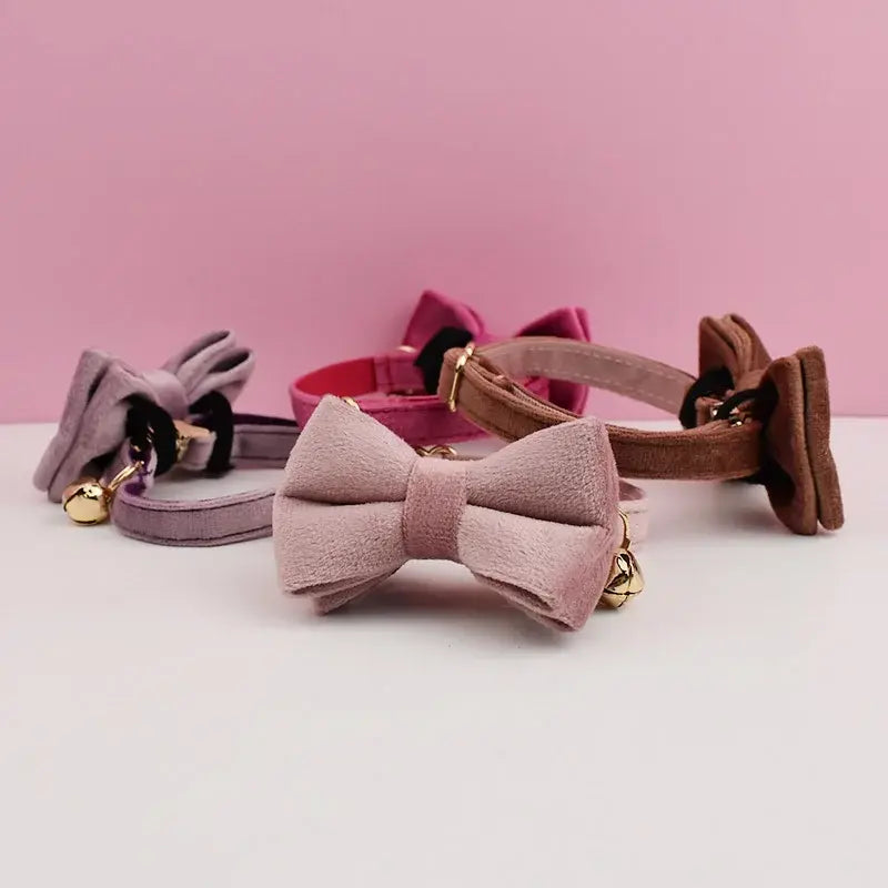 Cat's Luxury Velvet Bowtie Collars - MeeowShop