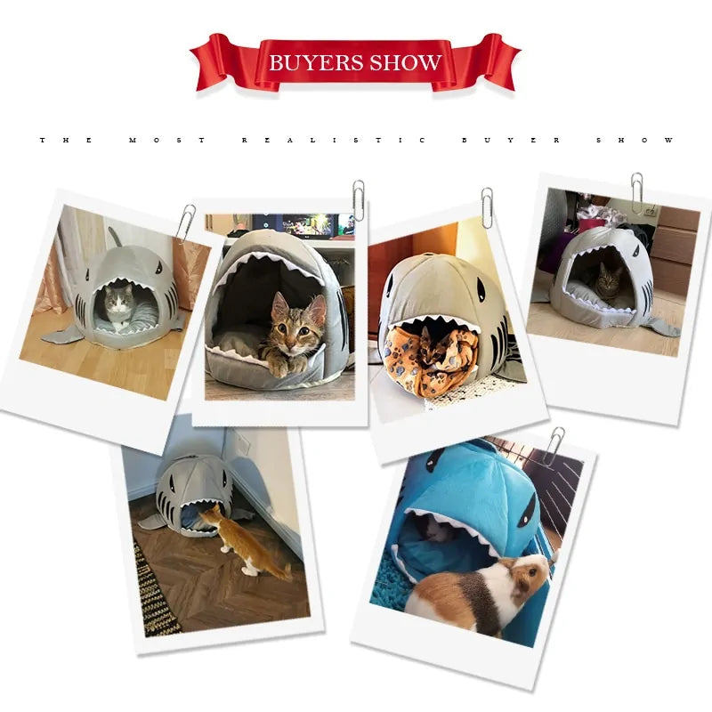 Pet's Soft Cushion-Shark House - MeeowShop