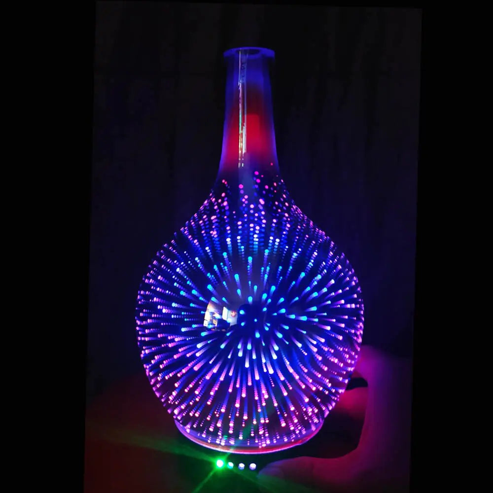 7 Color Light 3D Glass Humidifier