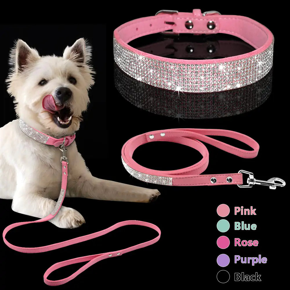 Pet's Diamond Collar & Leash Set - MeeowShop