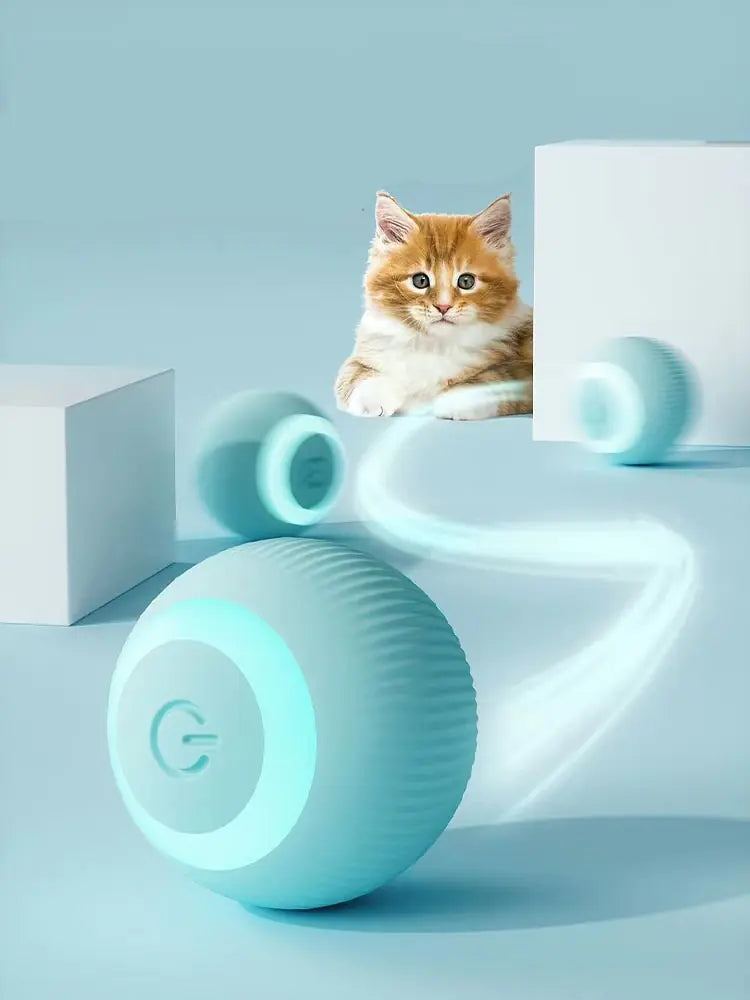 Cat's Electric Auto-Rolling Ball Toy - MeeowShop