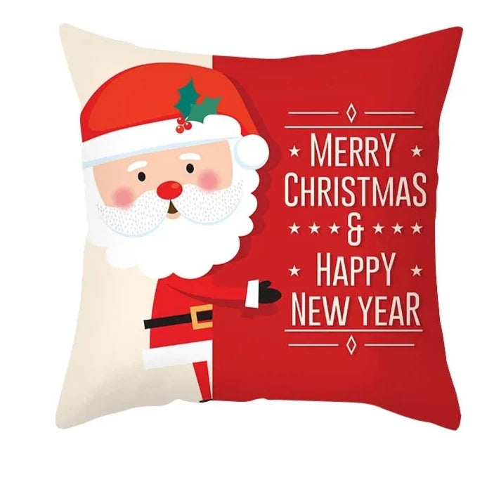 Cartoon Christmas Pillow Cover