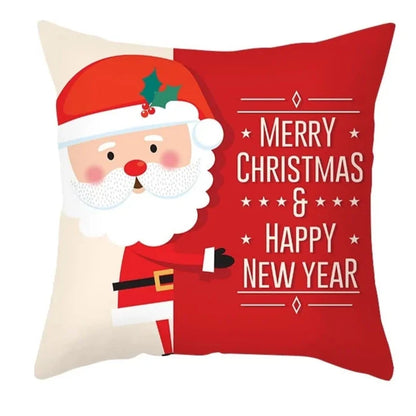 Cartoon Christmas Pillow Cover