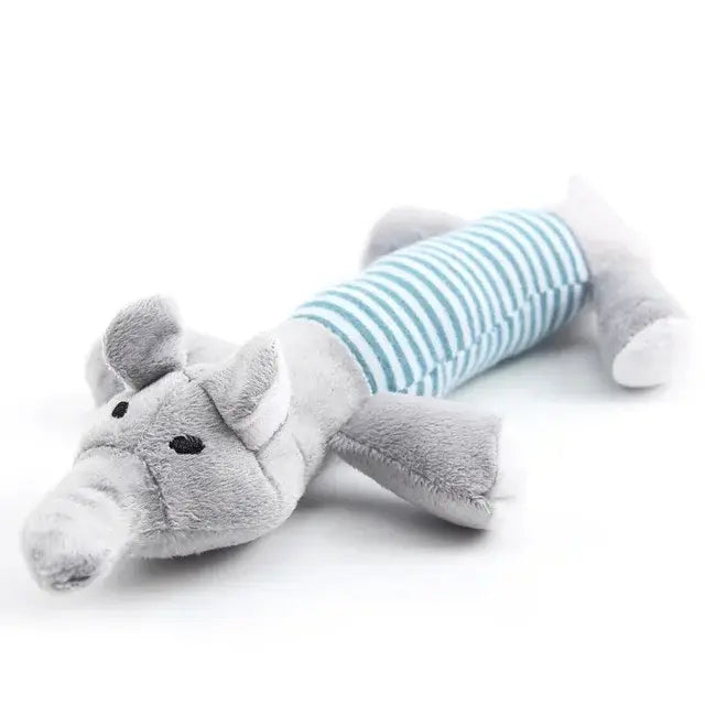 Dog's Squeaky Plush Toys | Pig, Elephant & Duck - MeeowShop