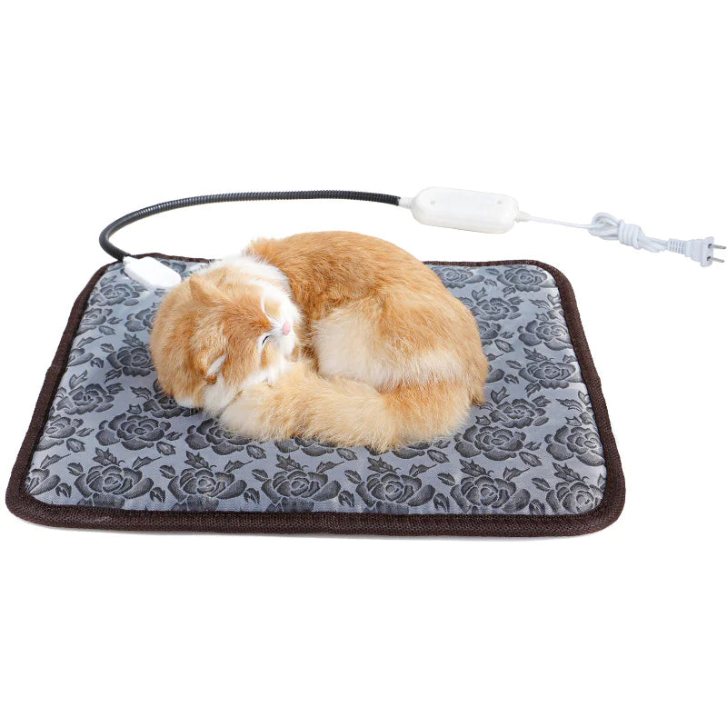 Cat's Heated Blanket with Auto-Off & Waterproof