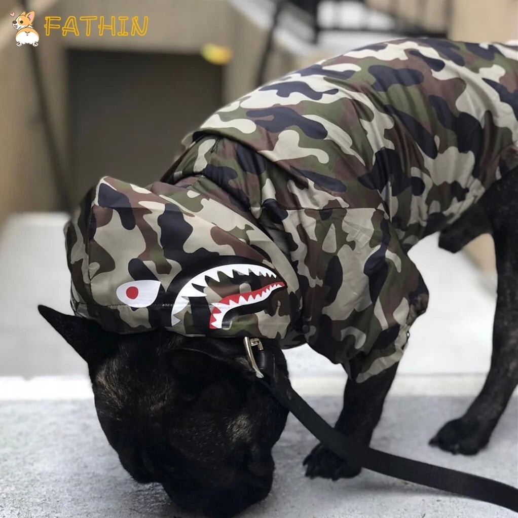 Dog's Camouflage Windbreaker - MeeowShop