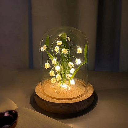 Lily of The Valley Flowers LED Night Light