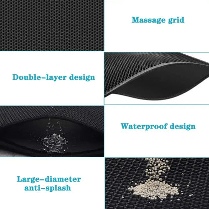 Cat's Double Layered Litter Mat - MeeowShop