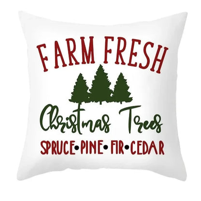 Cartoon Christmas Pillow Cover