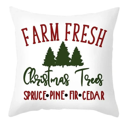 Cartoon Christmas Pillow Cover