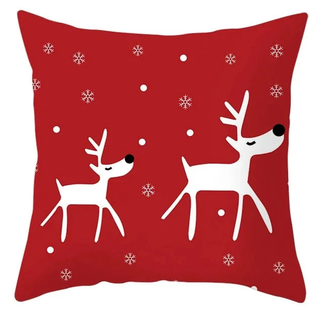 Cartoon Christmas Pillow Cover