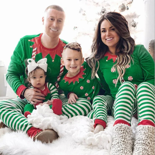 Christmas Elf Family Pajama Set