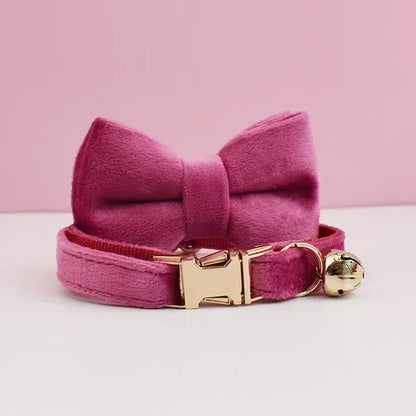 Cat's Luxury Velvet Bowtie Collars - MeeowShop