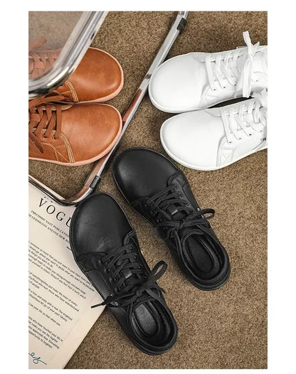 Mens Leather Wide Barefoot Shoes Unisex Plus Size Male Outdoor Minimalist Sneakers Women Zero Drop Casual Comfort Walking Flats