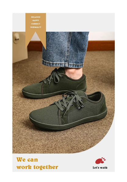 Mens Wide Toe Shoes Barefoot Unisex Plus Size Casual Sneakers Breathable Minimalist Shoes for Women Zero Drop Sole Walking Flats