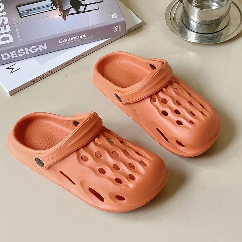 Fashion Sandals Waterproof Slippers Women Shoes Summer Outdoor Slides Soft Sole Garden Shoes Indoor Nursing Clogs Sandals