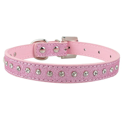 Pet's Adjustable Diamond Bowknot Collar - MeeowShop