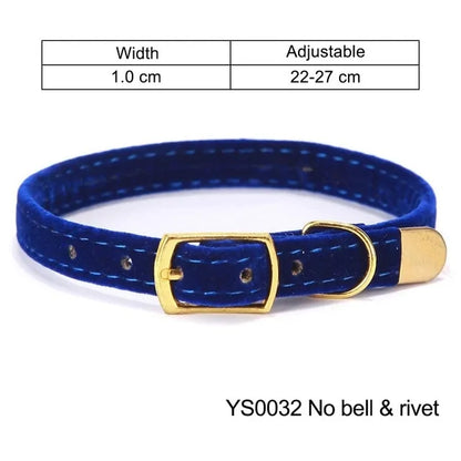 Pet's Velvet Collars For Small Animals - MeeowShop