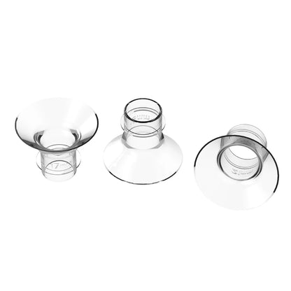 3PCS Breast Milk Pump Flange Inserts Breast Shield Converter Practical Breast Pump Replacement 17mm 19mm 21mm