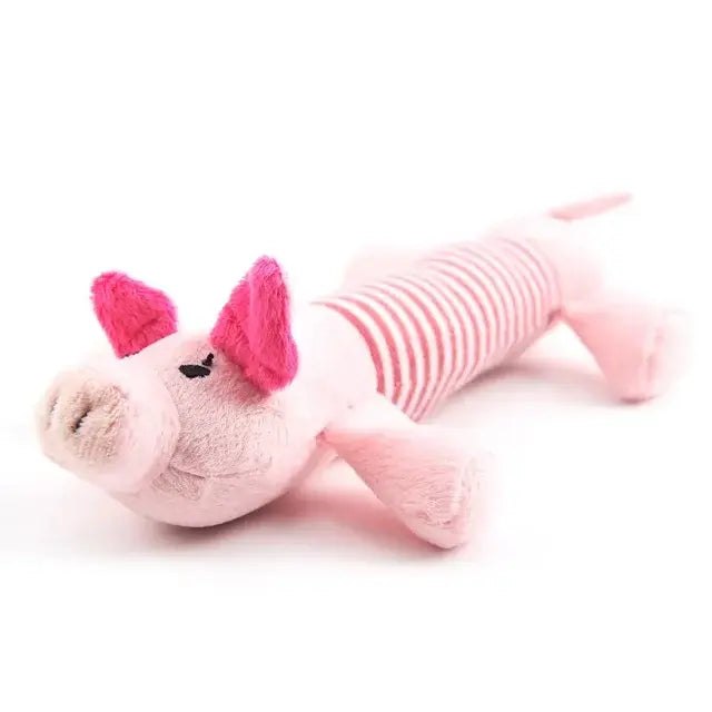 Dog's Squeaky Plush Toys | Pig, Elephant & Duck - MeeowShop