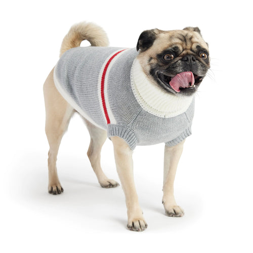 Pet's Trekking Turtleneck Sweater - Grey Mix