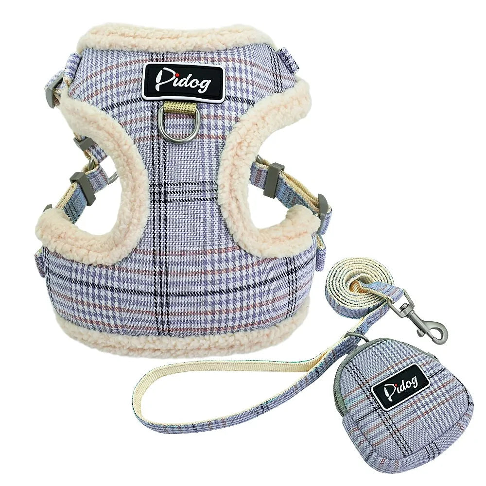 Dog's Adjustable Soft Harness With Purse - MeeowShop