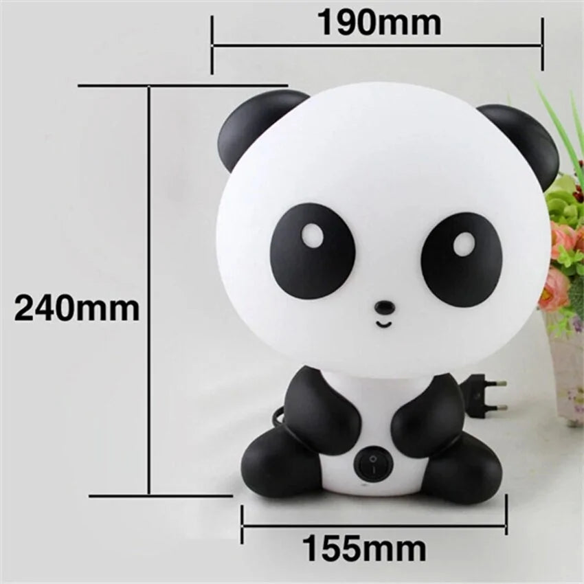 Cartoon Panda Table Desk LED Night Light Lamp