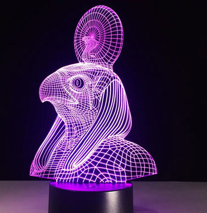 Egypt Anubis 3D Lamp LED Night