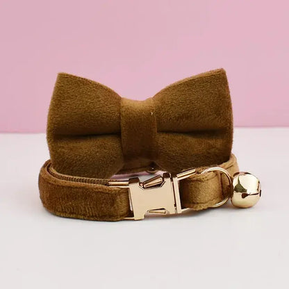 Cat's Luxury Velvet Bowtie Collars - MeeowShop