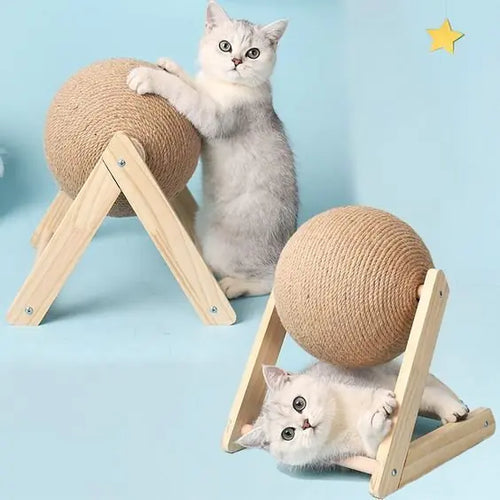 Cat's Rope Ball Toy - MeeowShop