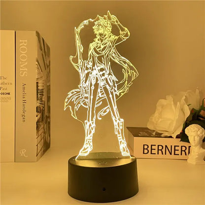 Genshin Impact Night Light's 3D Illusion